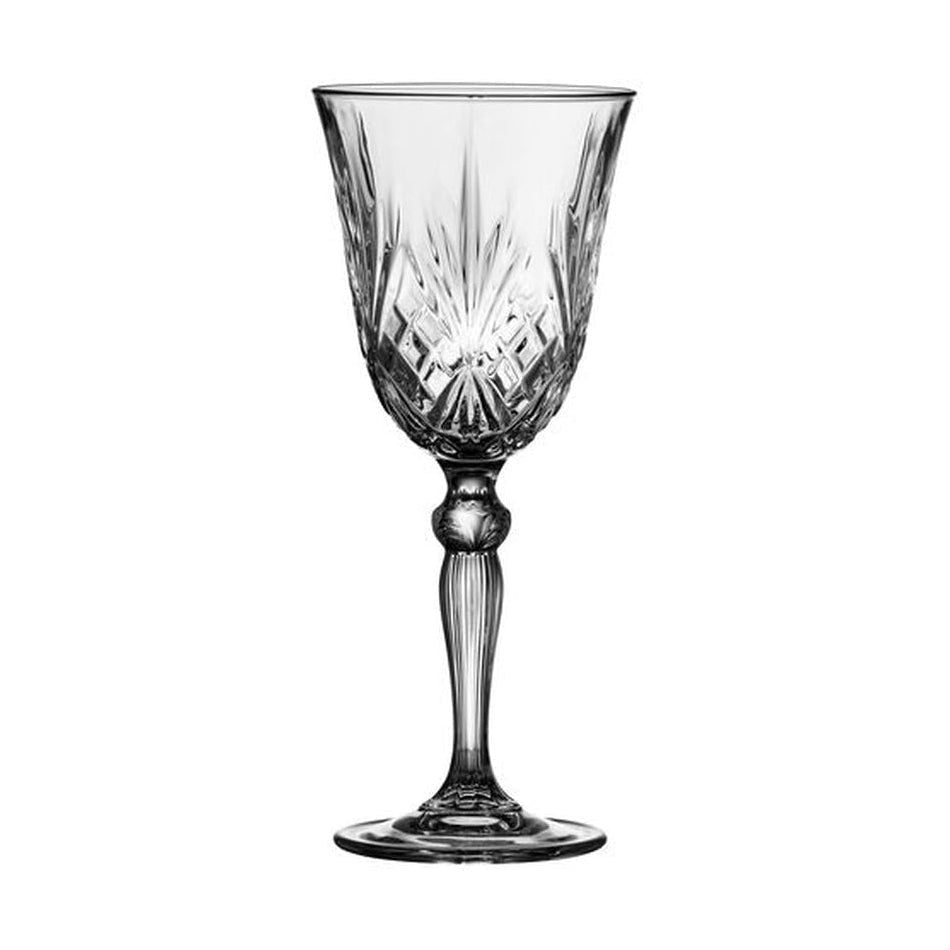 Lyngby Glas Melodia Krystal White Wine Glass 21 Cl, 4 Pcs.