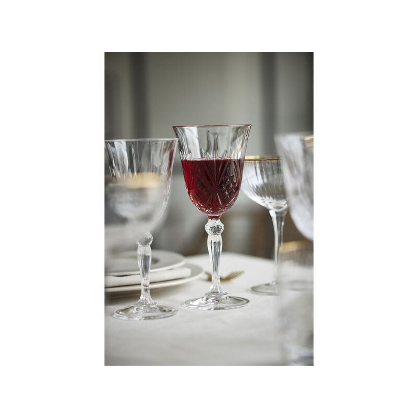 Lyngby Glas Melodia Krystal Red Wine Glass 27 Cl, 4 Pcs.