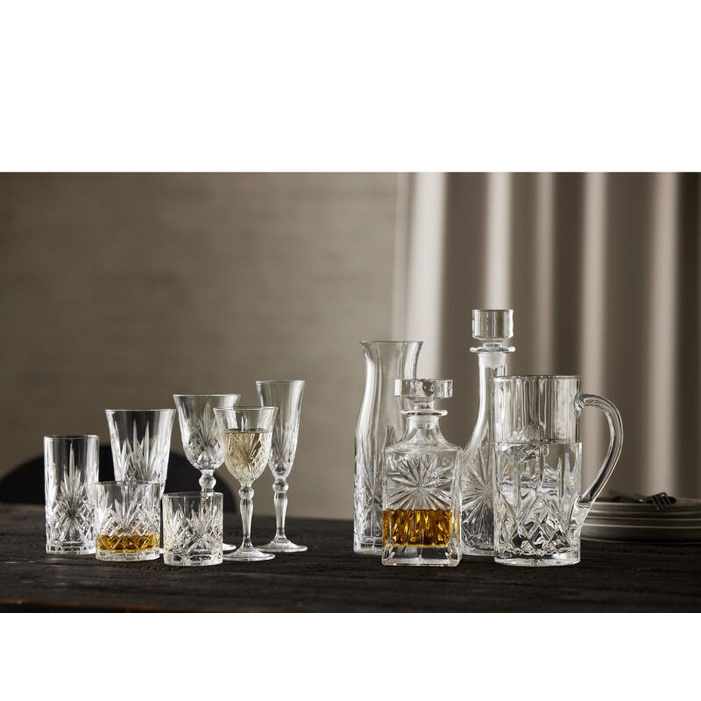 Lyngby Glas Melodia Krystal Whiskey Glass 31 Cl, 6 Pcs.