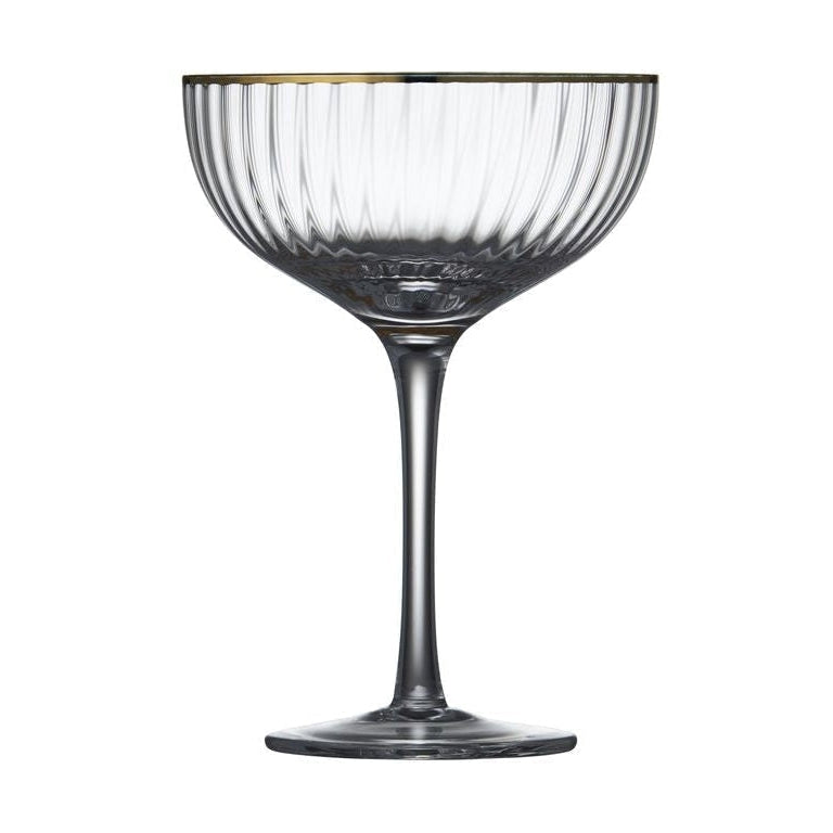 Lyngby Glas Palermo Gold Cocktail Glasses 31,5 Cl, 4 Pcs.