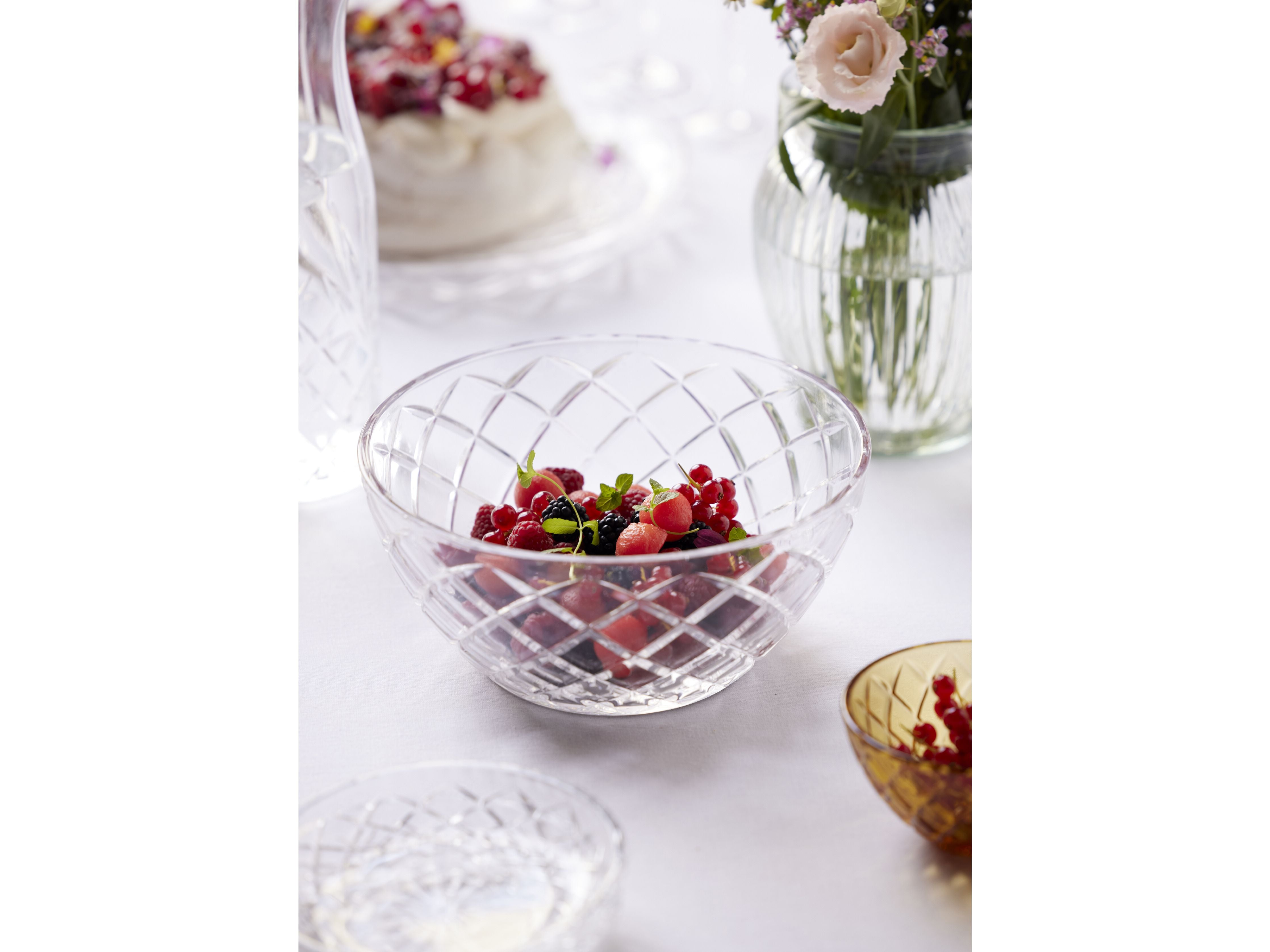 Lyngby Glas Sorrento Salad Bowl, Clear