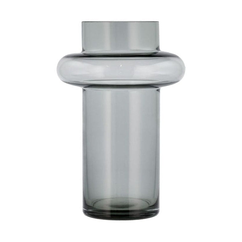 Lyngby Glas Tube Vase H: 25 Cm, Smoke