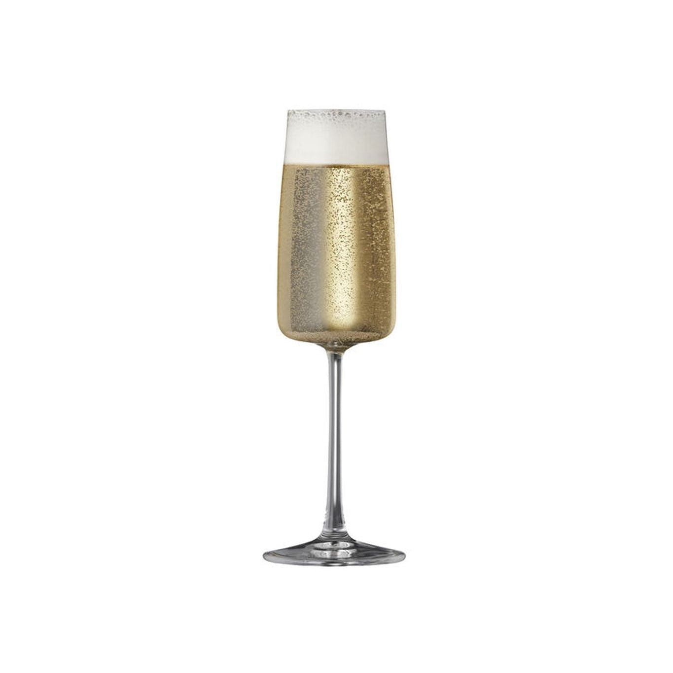 Lyngby Glas Zero Krystal Champagne Glass 30 Cl, 4 Pcs.