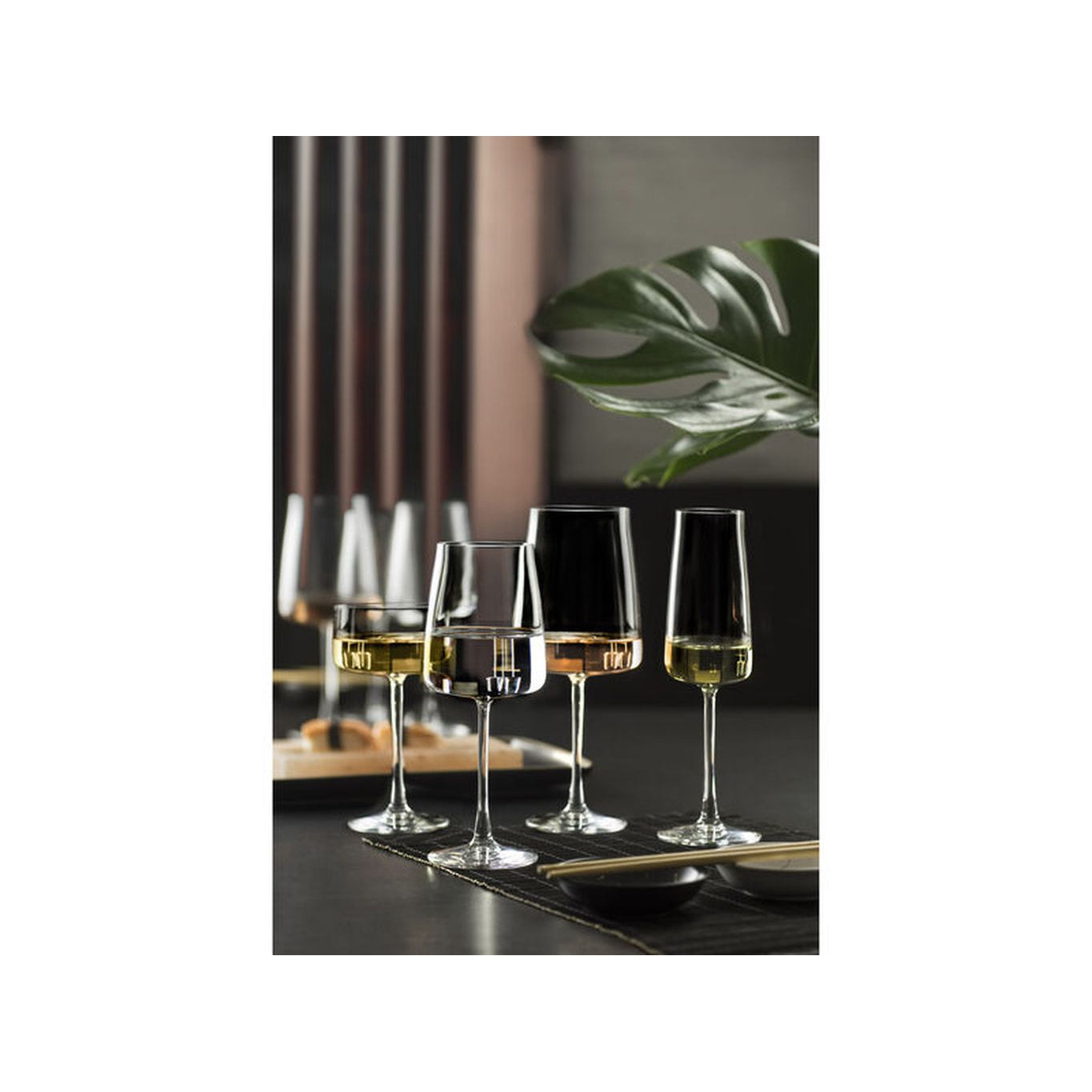 Lyngby Glas Zero Krystal Champagne Glass 30 Cl, 4 Pcs.