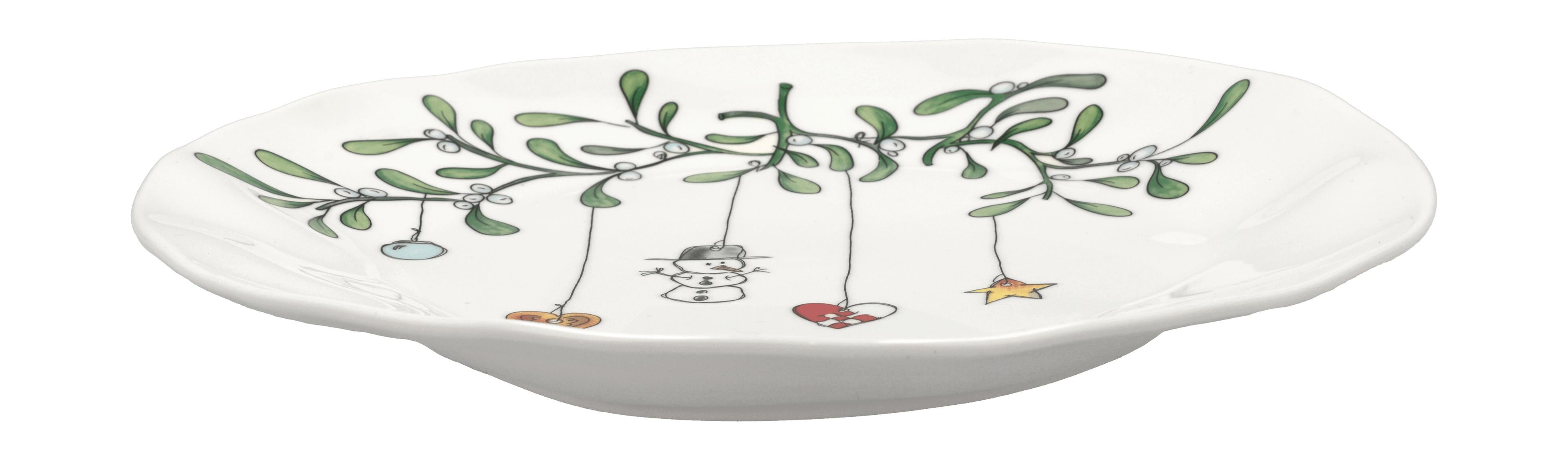 Medusa Copenhagen Jingle Bell Plate White, ø26 Cm