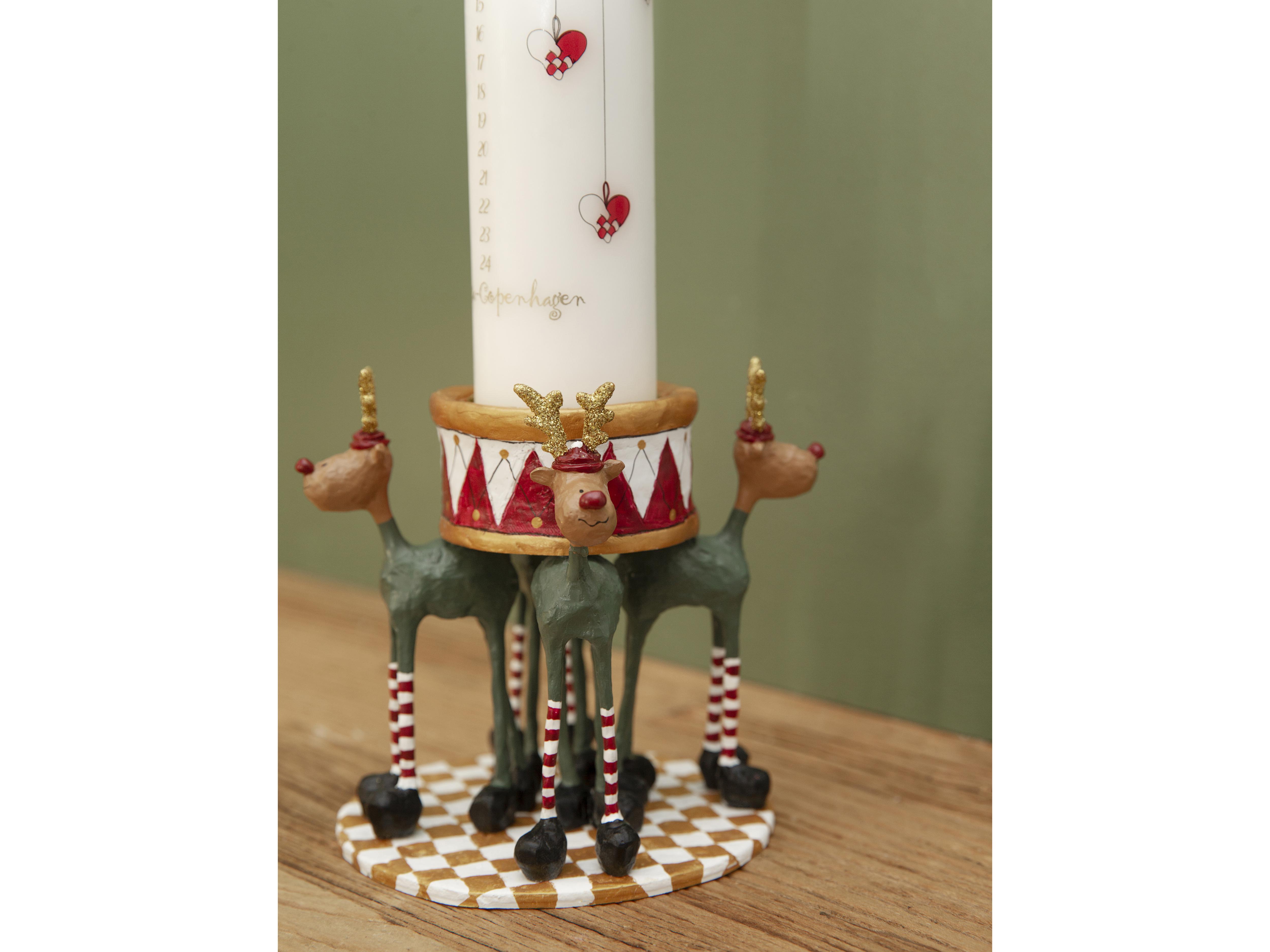 Medusa Copenhagen Rudolf The Drummers Candle Holder F/Block Candles