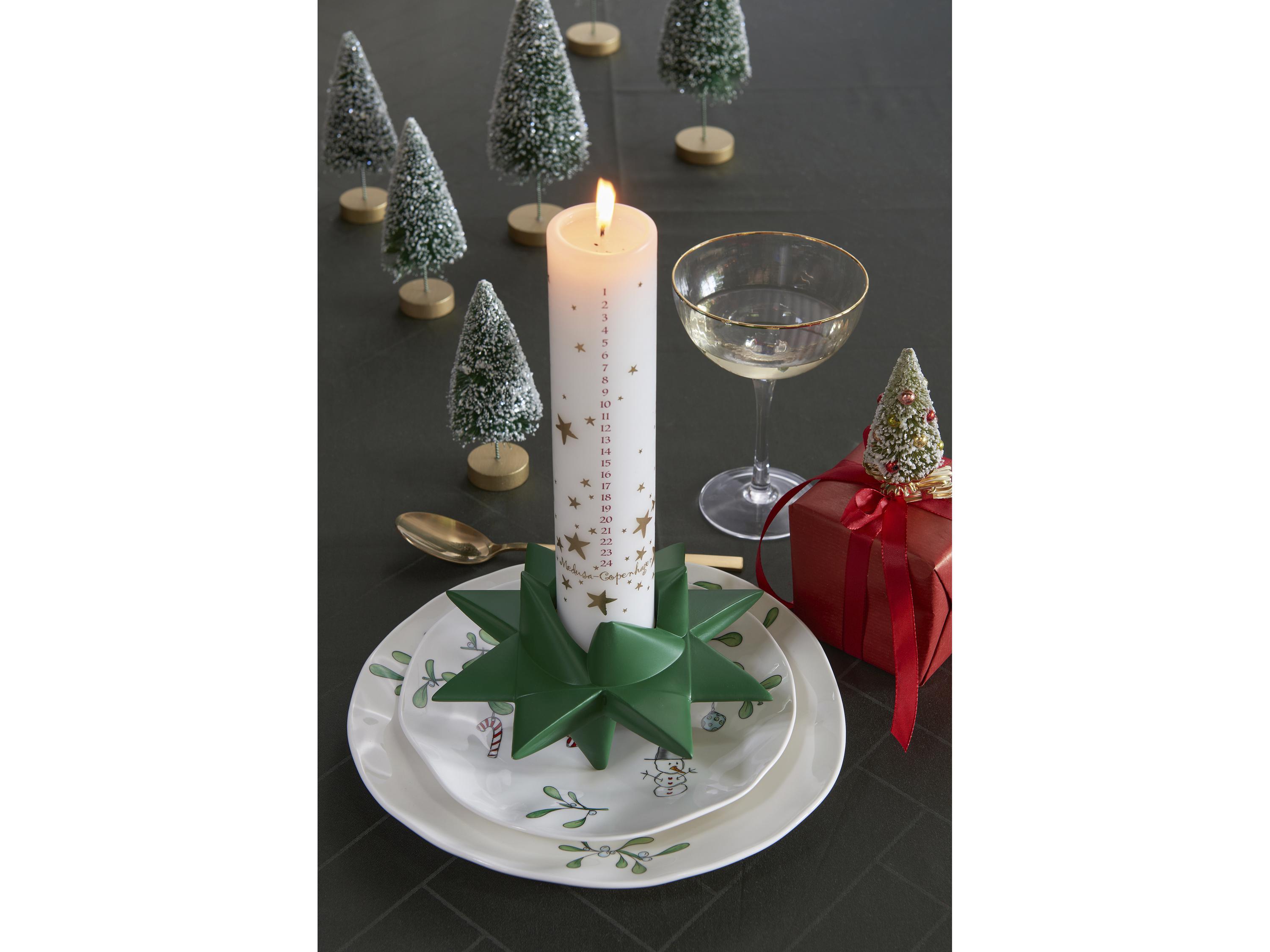 Medusa Copenhagen Star Calendar Candlestick