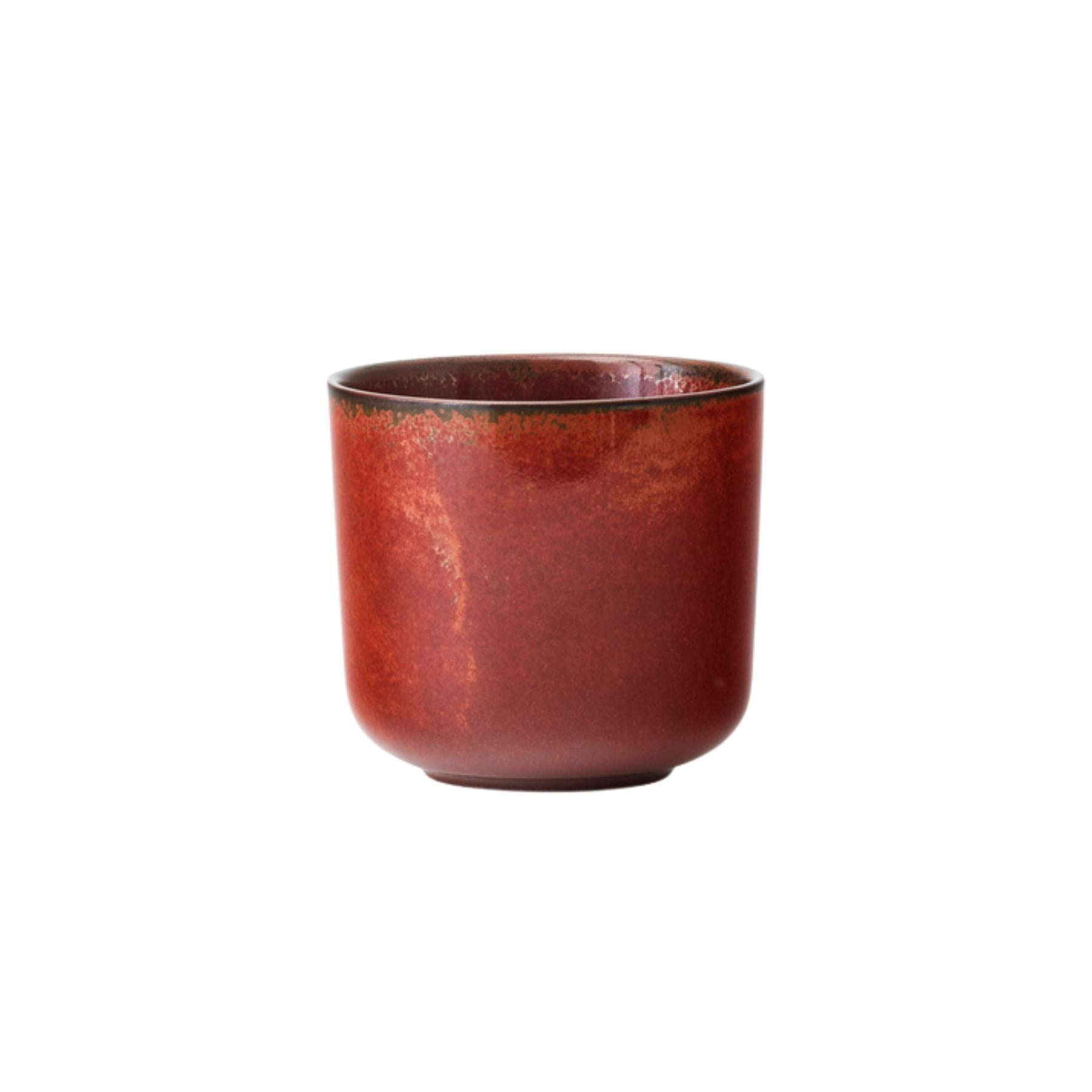 Audo Copenhagen Nndw Cup Red Glazed, 2 Pcs.