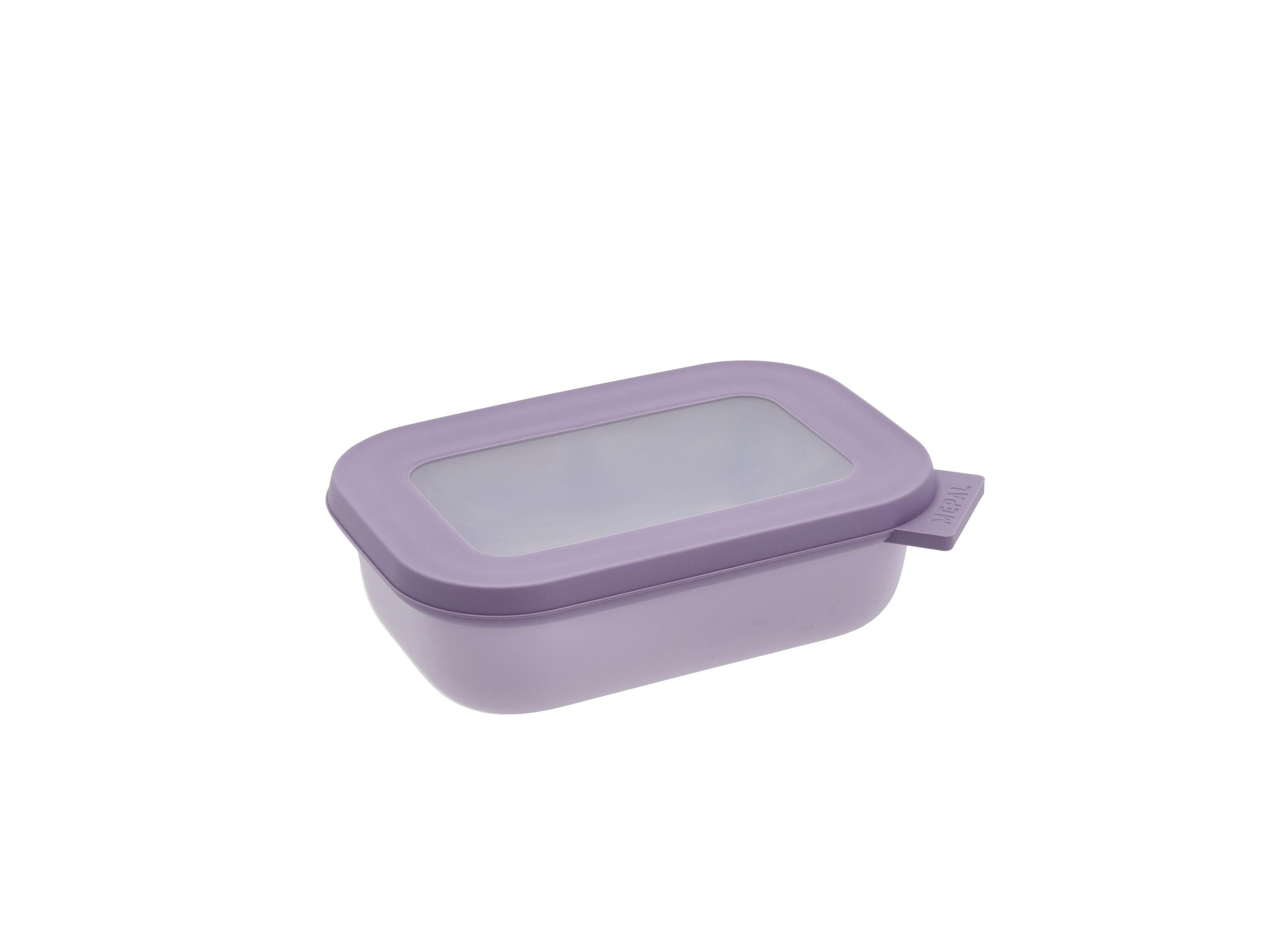 Mepal Cirqula Multi Bowl Rectangular 0,5 L, Nordic Lilac