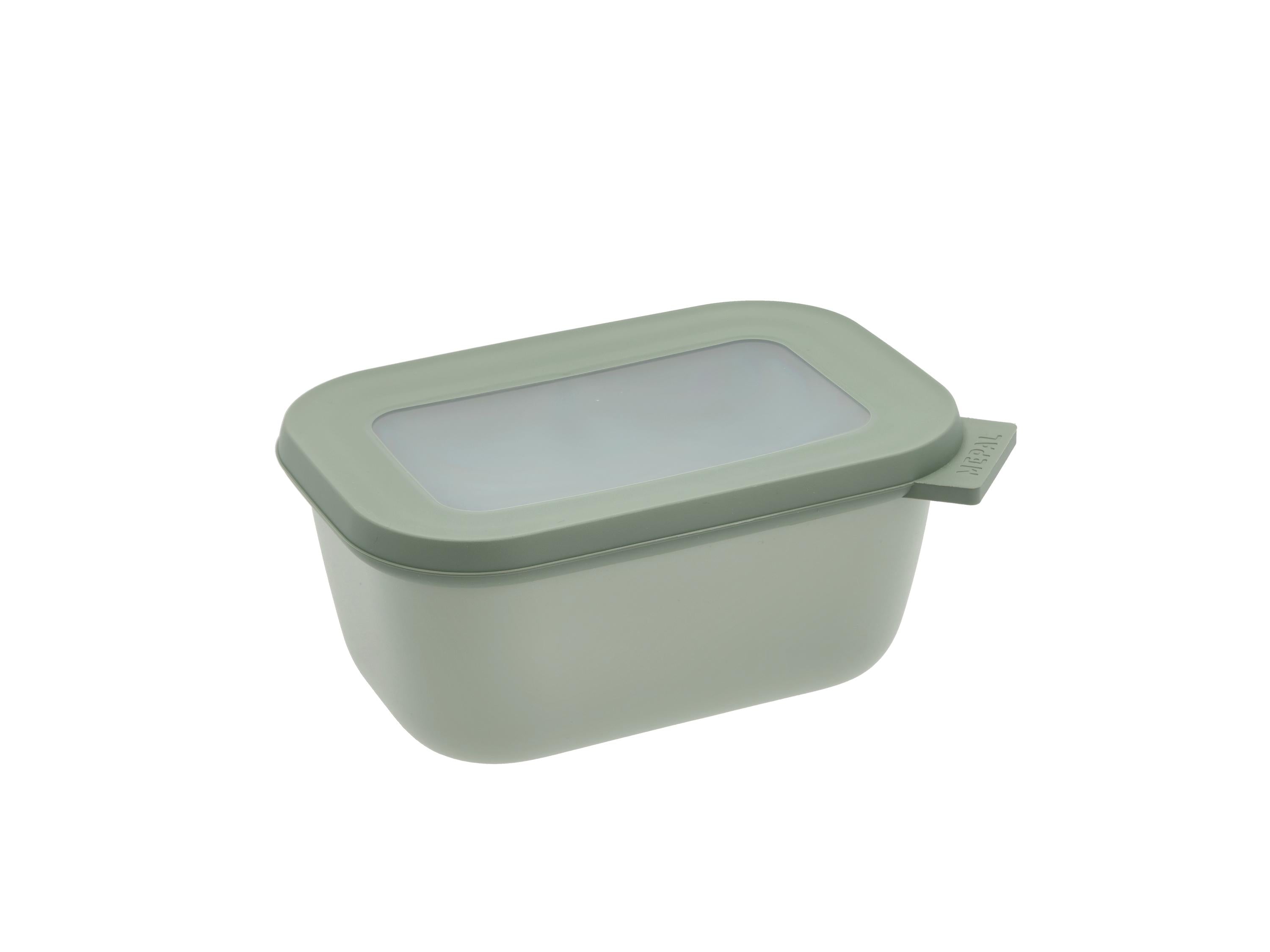 Mepal Cirqula Multi Bowl Rectangular 0,75 L, Nordic Sage