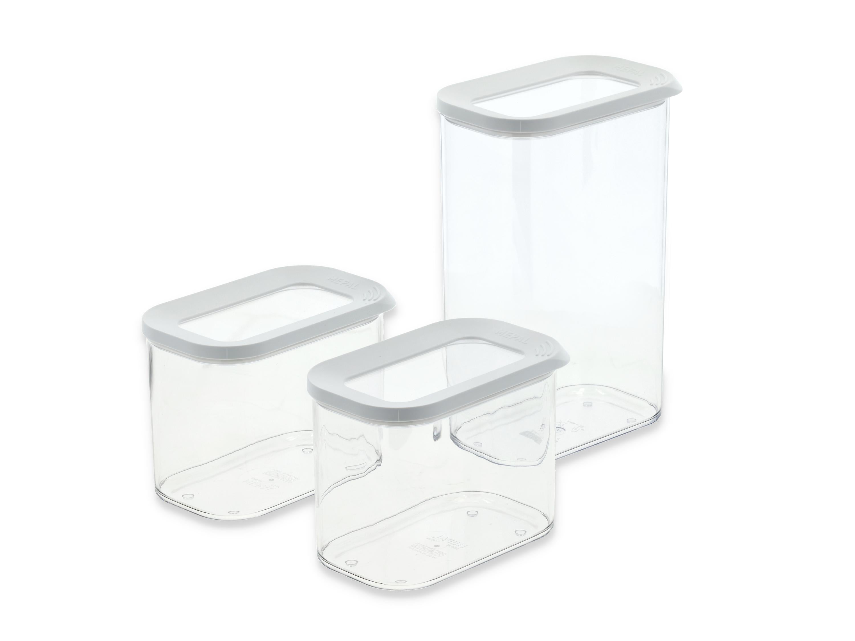 Mepal Modula Storage Box 3 Pcs., Transparent