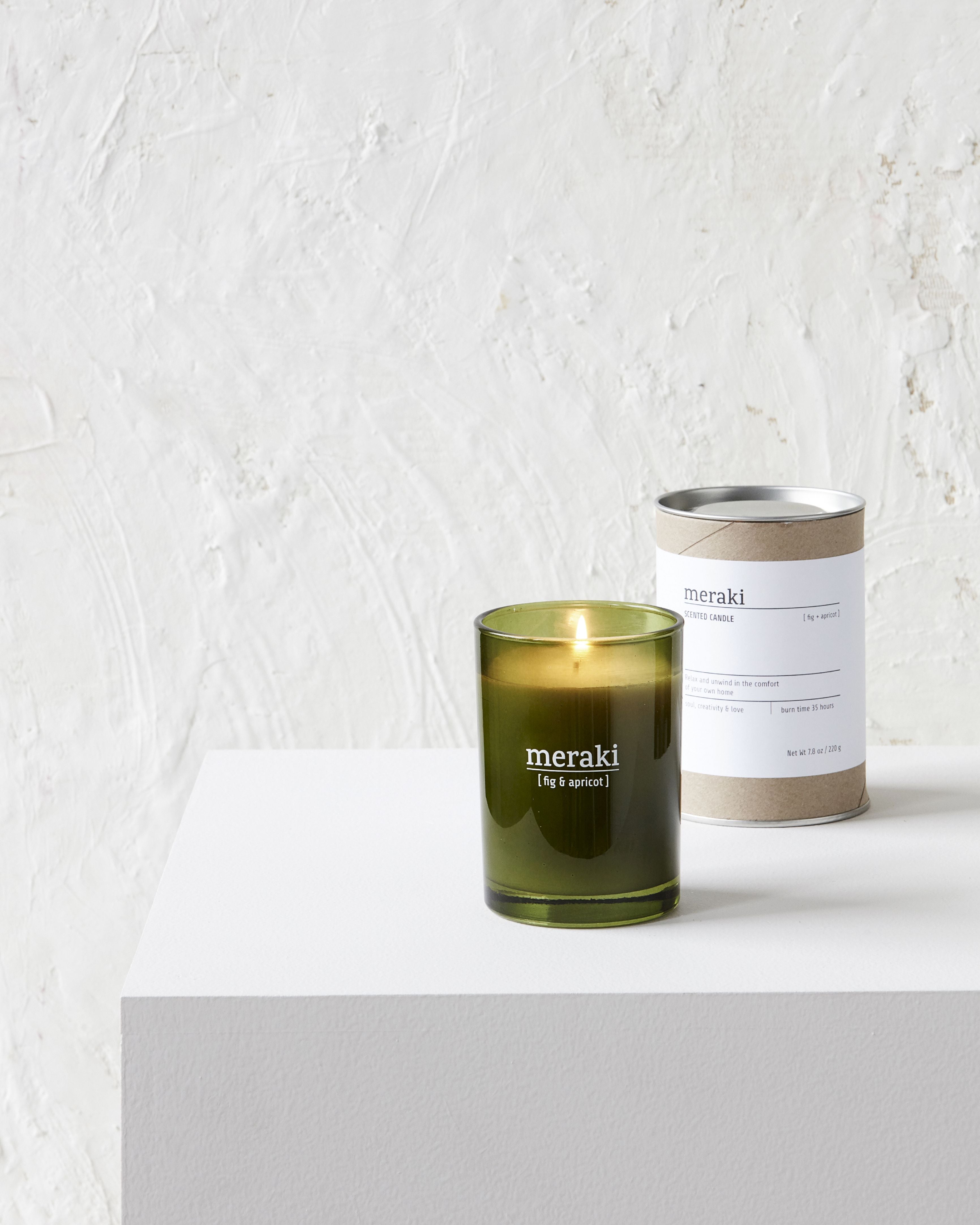 Meraki Scented Candle H10,5 Cm, Fig & Apricot