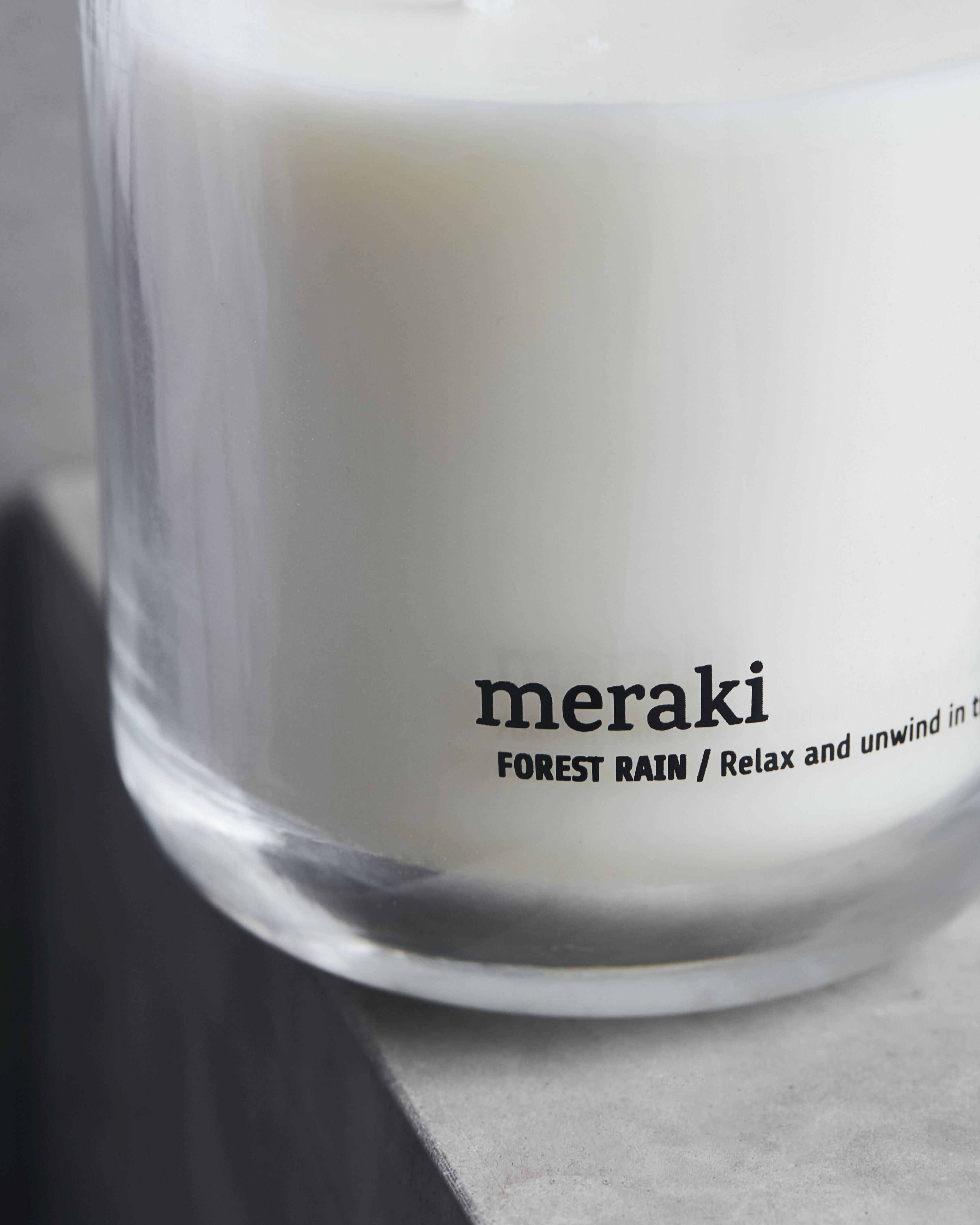 Meraki Scented Candle H10,5 Cm, Forest Rain