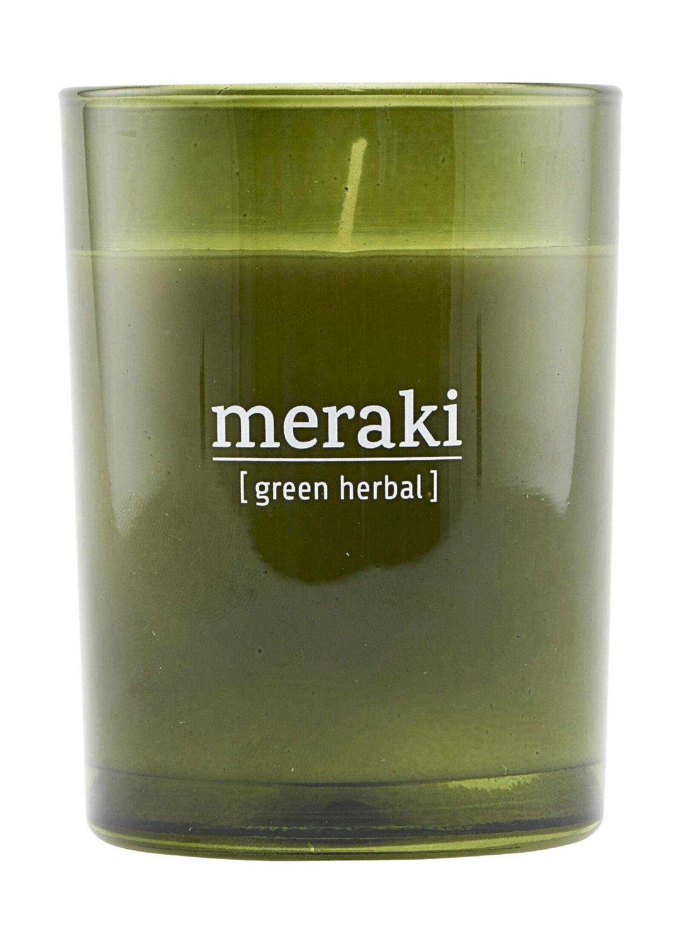 Meraki Scented Candle H10,5 Cm, Green Herbal