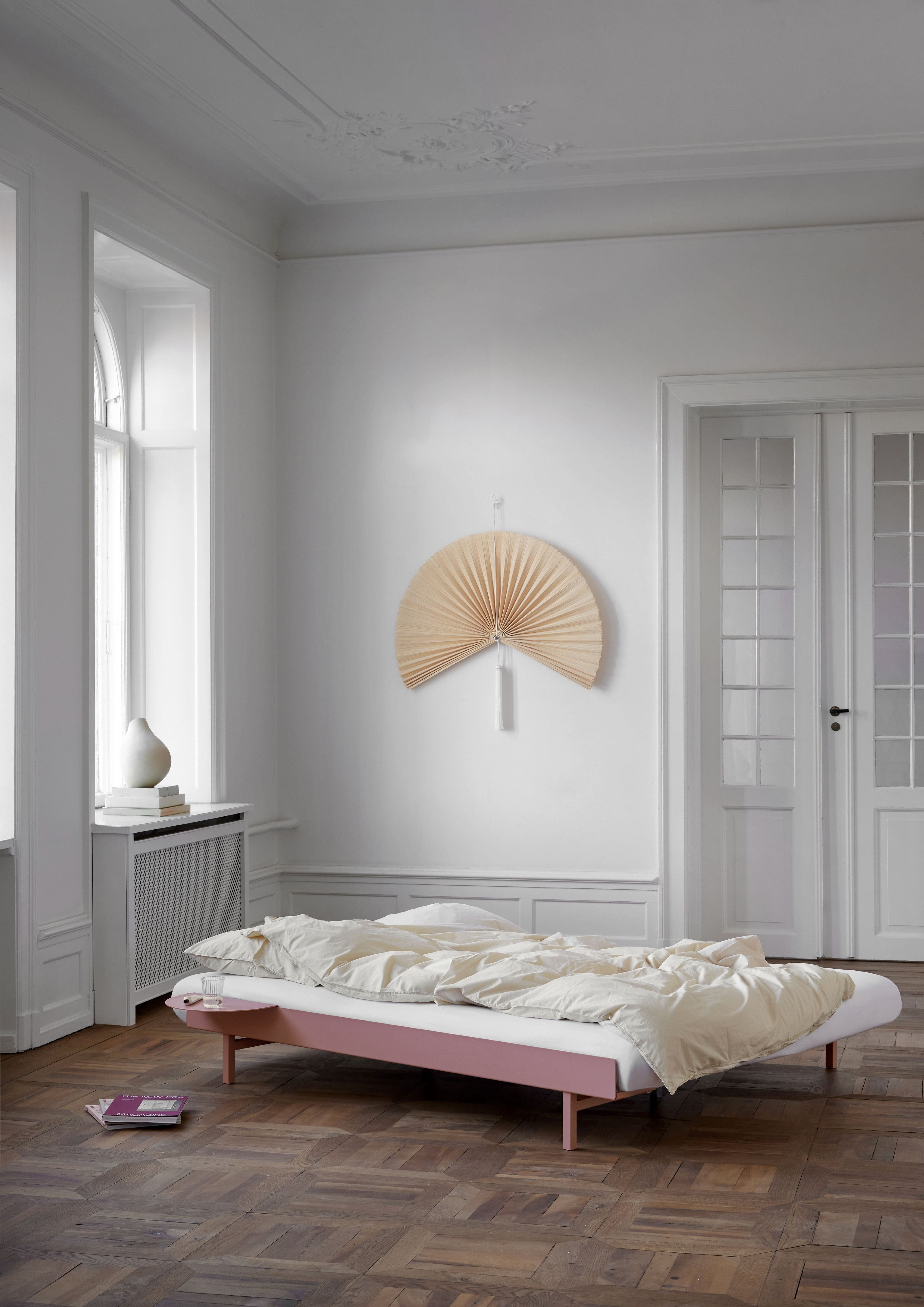 Moebe Bed 90 180 Cm, Dusty Rose