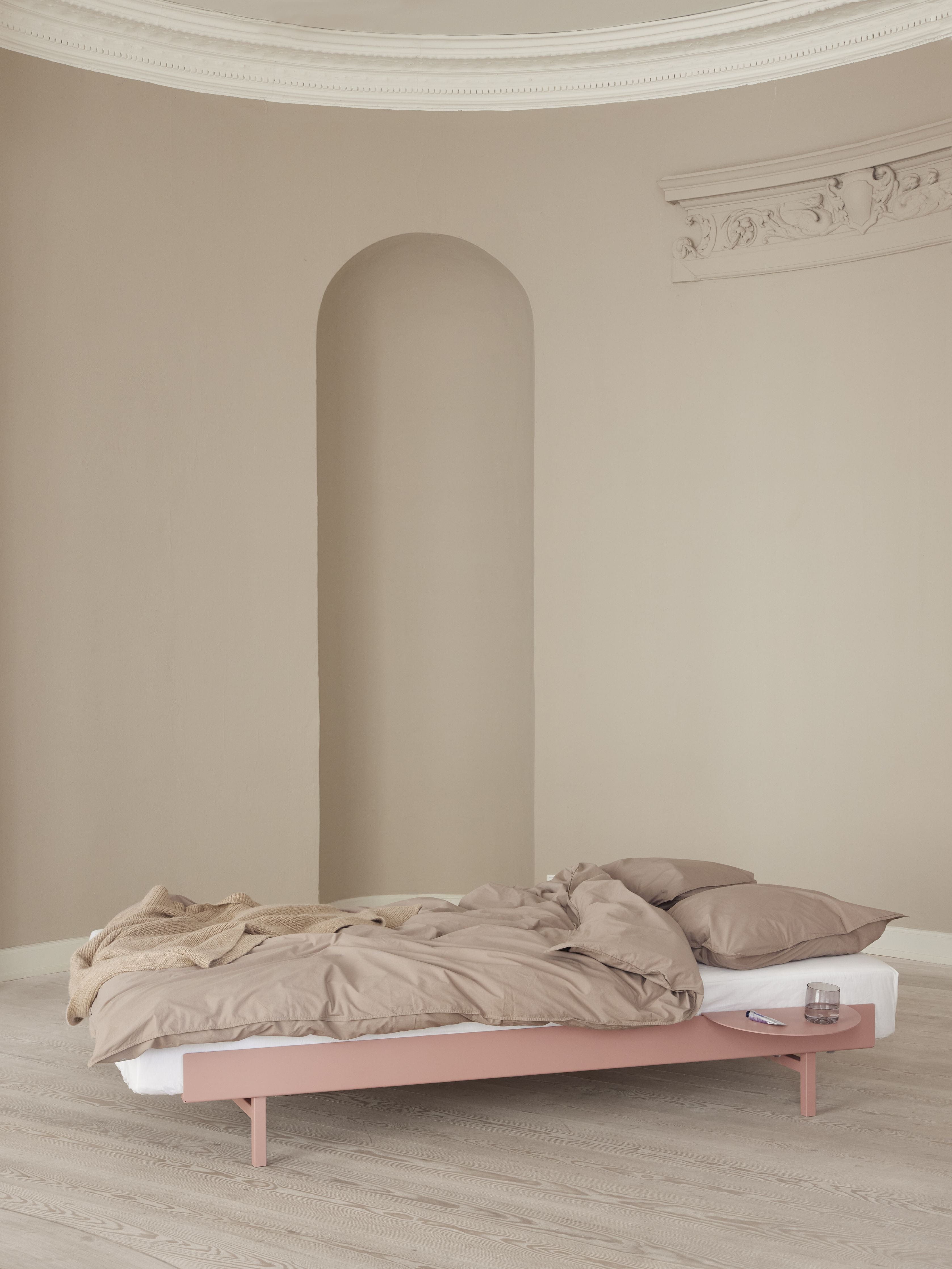 Moebe Bed 90 180 Cm, Dusty Rose