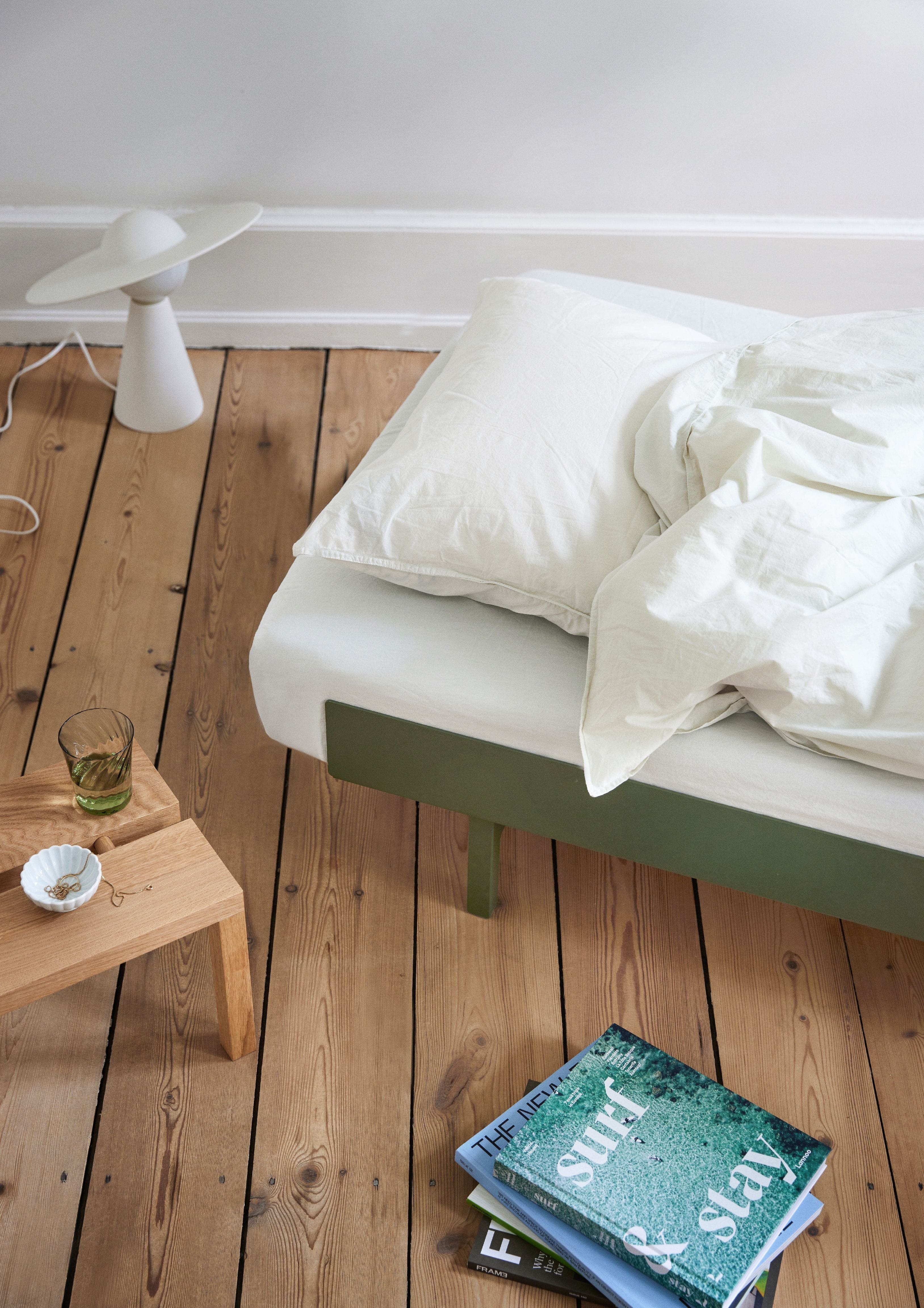 Moebe Bed 90 Cm, Pine Green