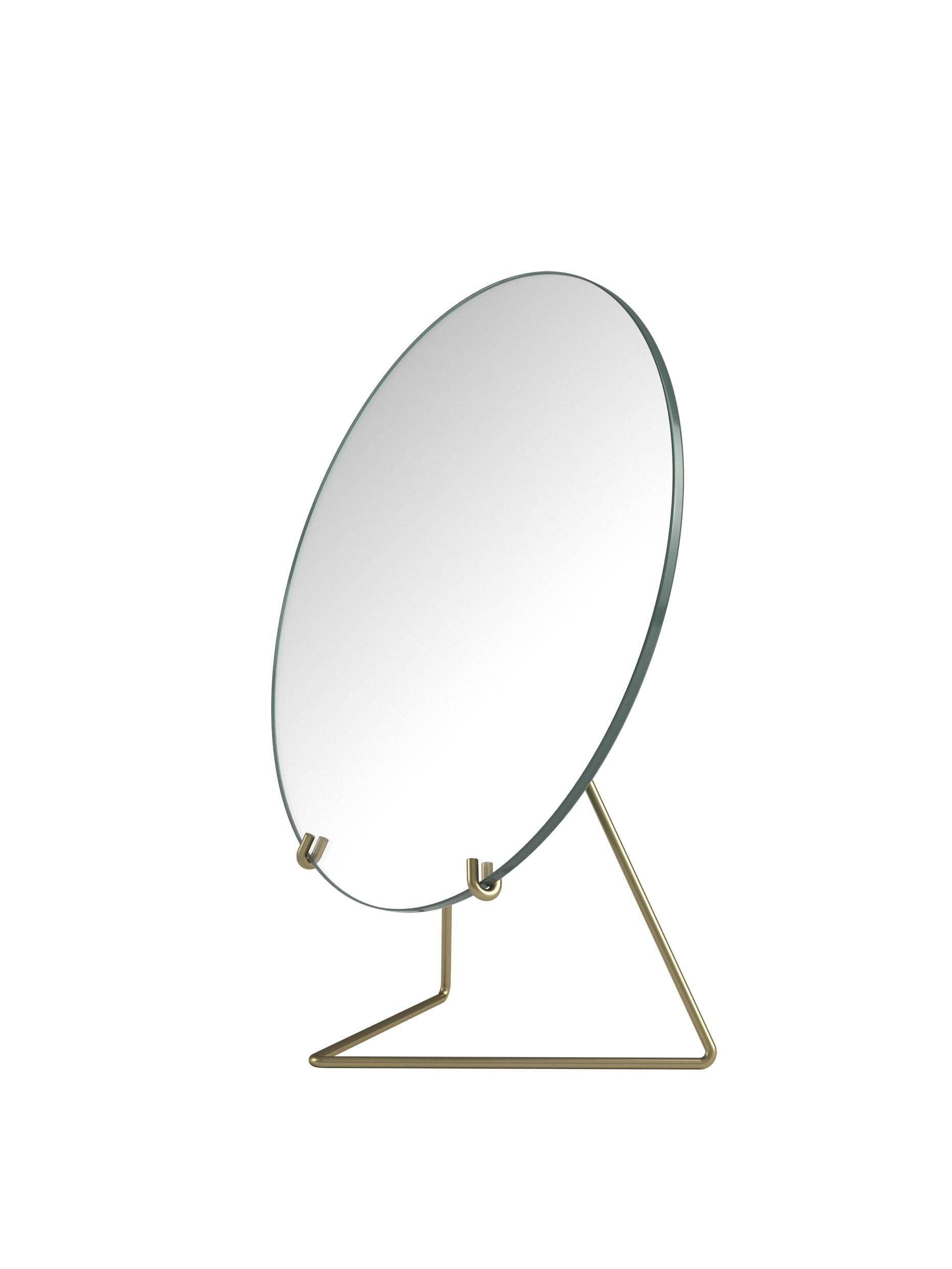 Moebe Standing Mirror ø30 Cm, Brass