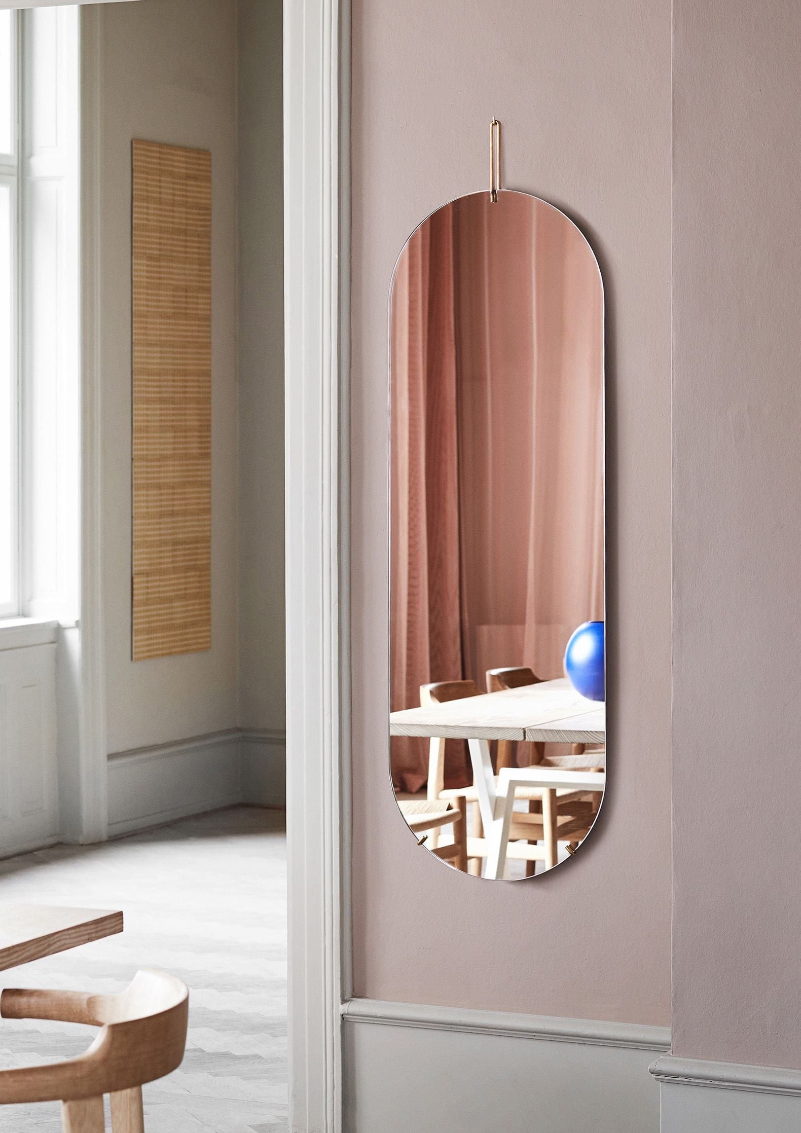 Moebe Wall Mirror ø50 Cm, Brass