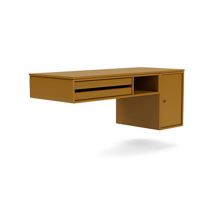 Montana Bureau Work Desk, Amber Yellow