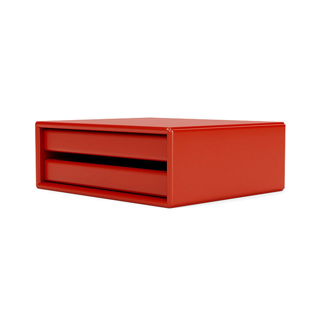 Montana Classify Tray Module, Rosehip Red