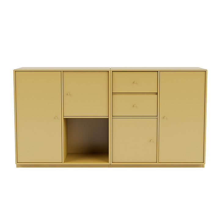 Montana Couple Sideboard With 3 Cm Plinth, Cumin Yellow