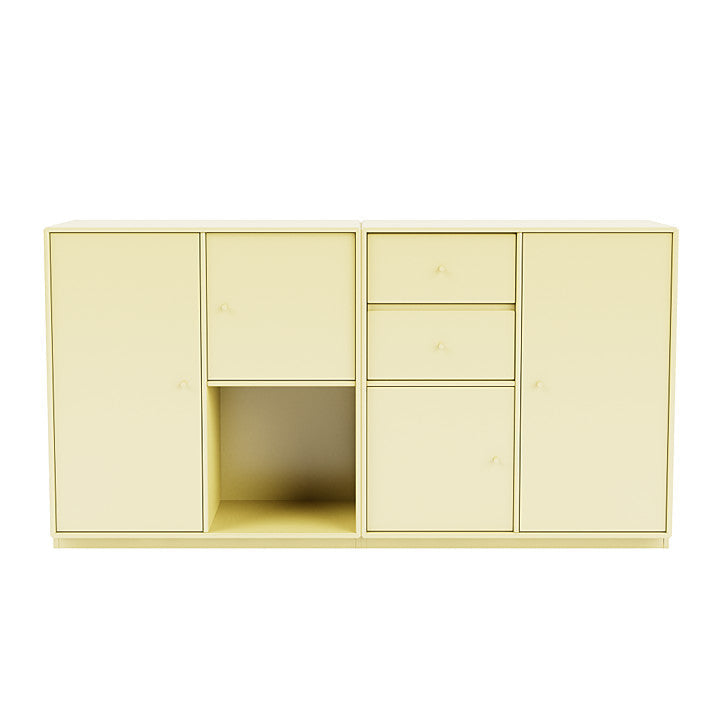 Montana Couple Sideboard With 3 Cm Plinth, Chamomile Yellow