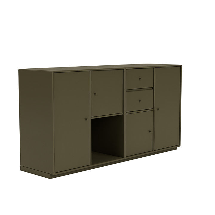 Montana Couple Sideboard With 3 Cm Plinth, Oregano Green