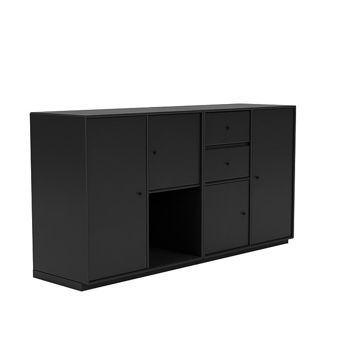 Montana Couple Sideboard With 3 Cm Plinth, Black