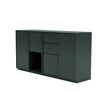 Montana Couple Sideboard With 3 Cm Plinth, Black Jade