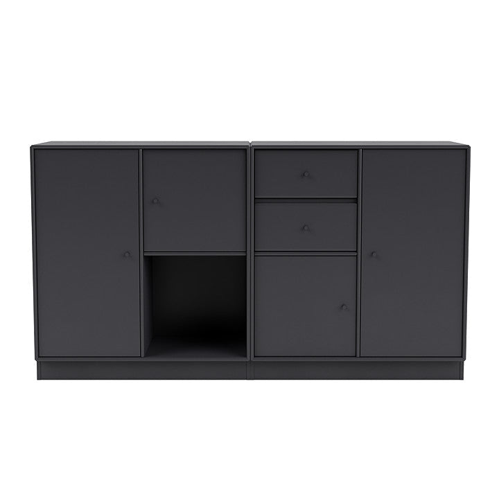 Montana Couple Sideboard With 7 Cm Plinth, Anthracite