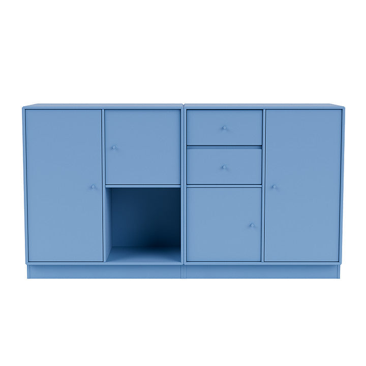 Montana Couple Sideboard With 7 Cm Plinth, Azure Blue