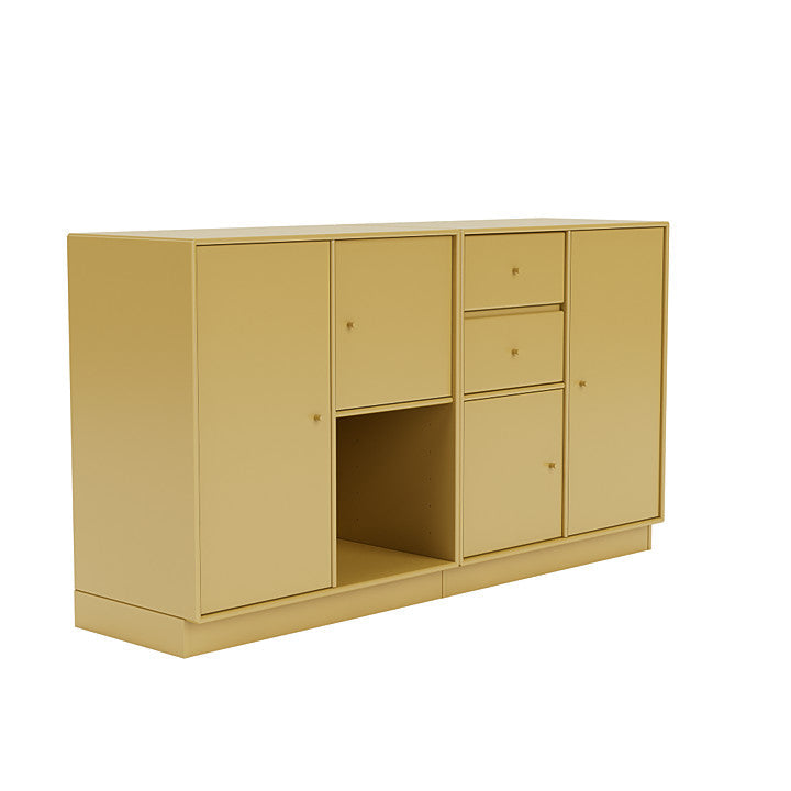 Montana Couple Sideboard With 7 Cm Plinth, Cumin Yellow