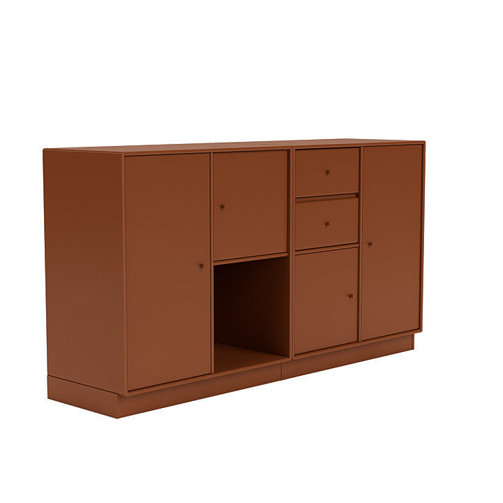 Montana Couple Sideboard With 7 Cm Plinth, Hazelnut Brown