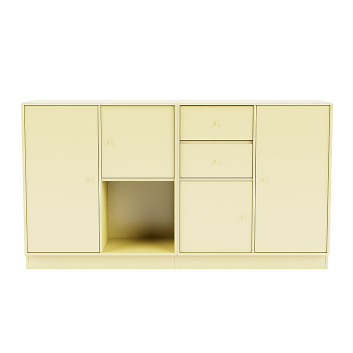 Montana Couple Sideboard With 7 Cm Plinth, Chamomile Yellow