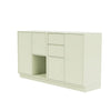 Montana Couple Sideboard With 7 Cm Plinth, Pomelo Green