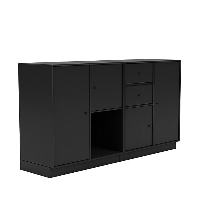 Montana Couple Sideboard With 7 Cm Plinth, Black