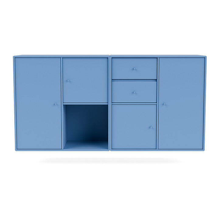 Montana Couple Sideboard With Suspension Rail, Azure Blue