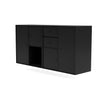 Montana Couple Sideboard With Suspension Rail, Black