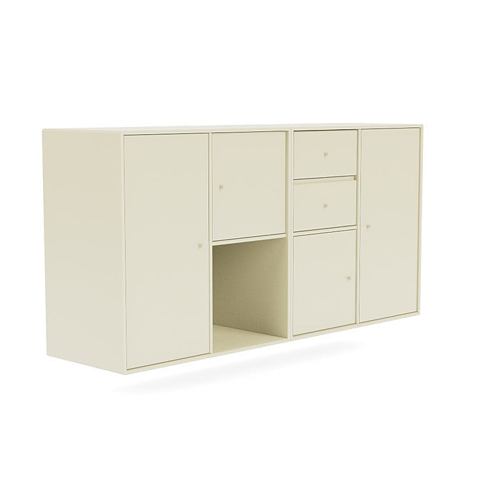 Montana Couple Sideboard With Suspension Rail, Vanilla White