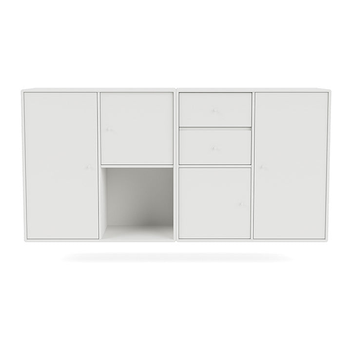 Montana Couple Sideboard With Suspension Rail, White