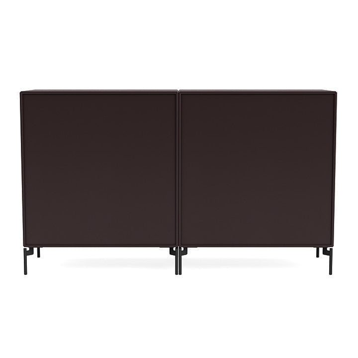 Montana Couple Sideboard With Legs, Balsamic/Black