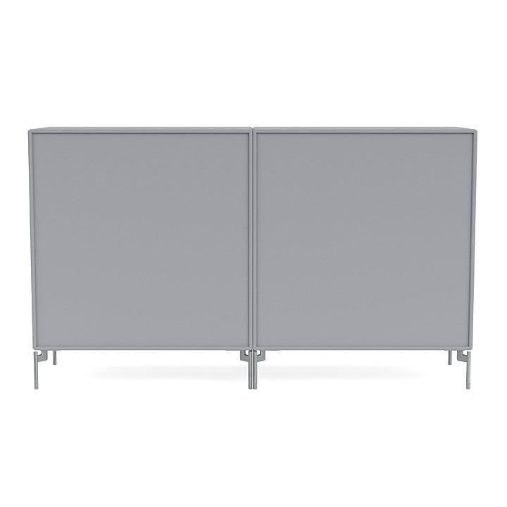 Montana Couple Sideboard With Legs, Graphic/Matt Chrome