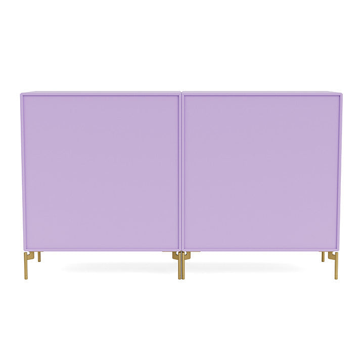 Montana Couple Sideboard With Legs, Iris/Brass