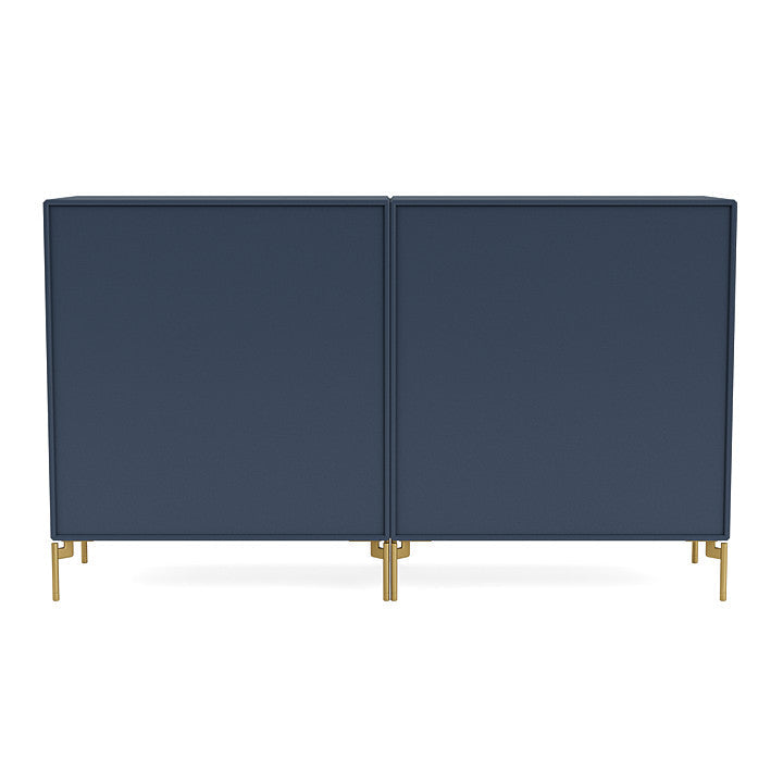 Montana Couple Sideboard With Legs, Juniper/Brass