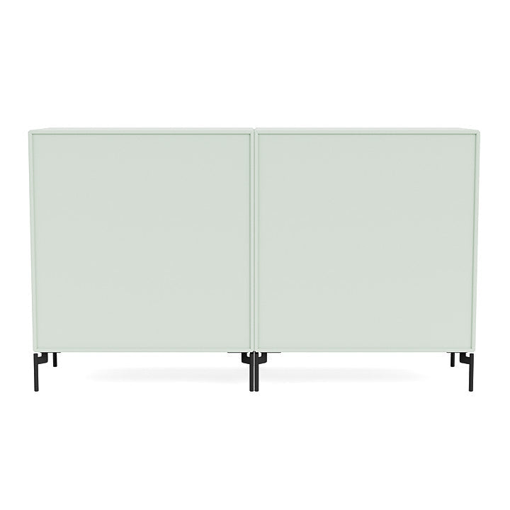 Montana Couple Sideboard With Legs, Mist/Black