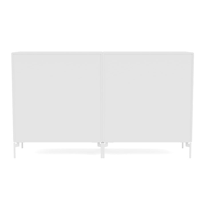 Montana Couple Sideboard With Legs, New White/Snow White