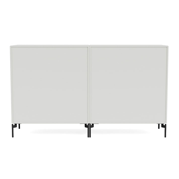 Montana Couple Sideboard With Legs, Nordic/Black