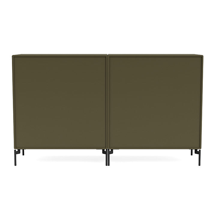 Montana Couple Sideboard With Legs, Oregano/Black