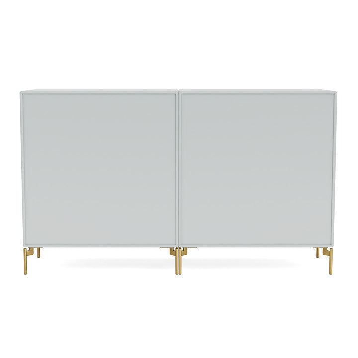 Montana Couple Sideboard With Legs, Oyster/Brass